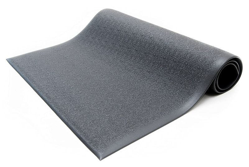 Photo 2 of ****SEE NOTES**** Anti-Fatigue Floor Mat, Textured Pattern Top, Black,-Thick Textured Pattern