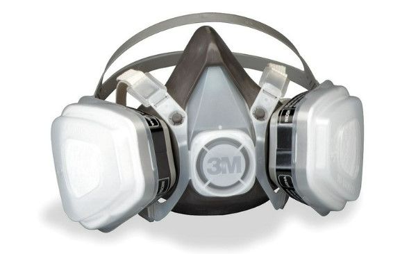 Photo 1 of 3M 07193 Respirator Assembly Organic Vapor/P95 Large (2 pack)