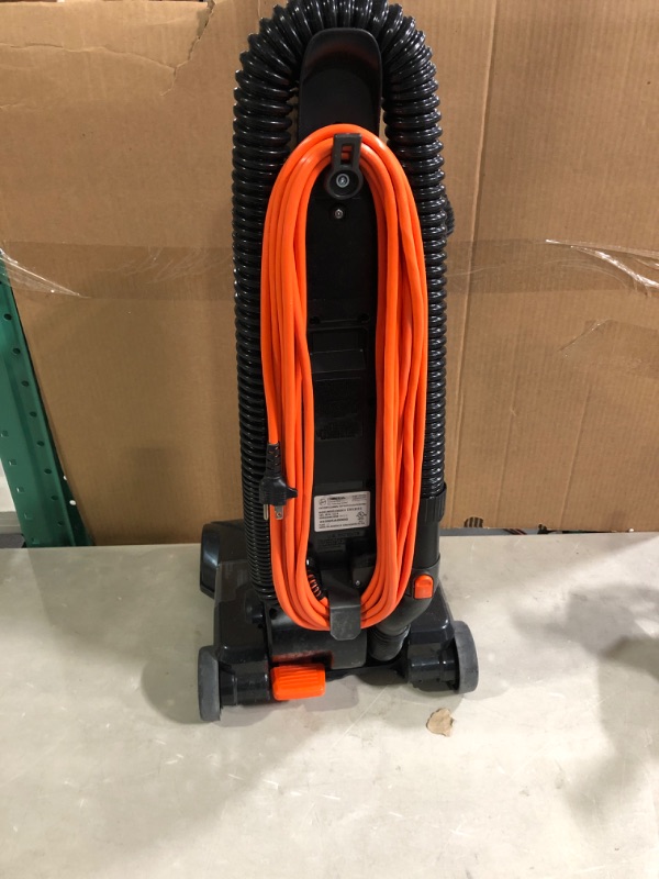 Photo 5 of * Used * Hoover Commercial TaskVac Bagless Upright Vacuum Cleaner, Furniture Guard Lightweight HEPA Filtered Professional Grade Long-Lasting, 15 Pounds 35-Foot Long Cord, CH53010, Black