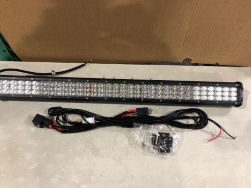 Photo 2 of OEDRO LED Light Bar 30 Inch 768W 53760LM Straight Quad-Row Spot Flood Combo Led Work Light+Wiring Harness?Off Road Driving Fog Lamp Fit for Pickup Jeep SUV 4WD 4X4 ATV UTE Boat Truck Tractor