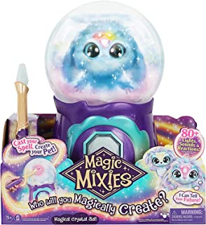 Photo 1 of Magic Mixies Magical Misting Crystal Ball with Interactive 8 inch Pink Plush Toy and 80+ Sounds and Reactions