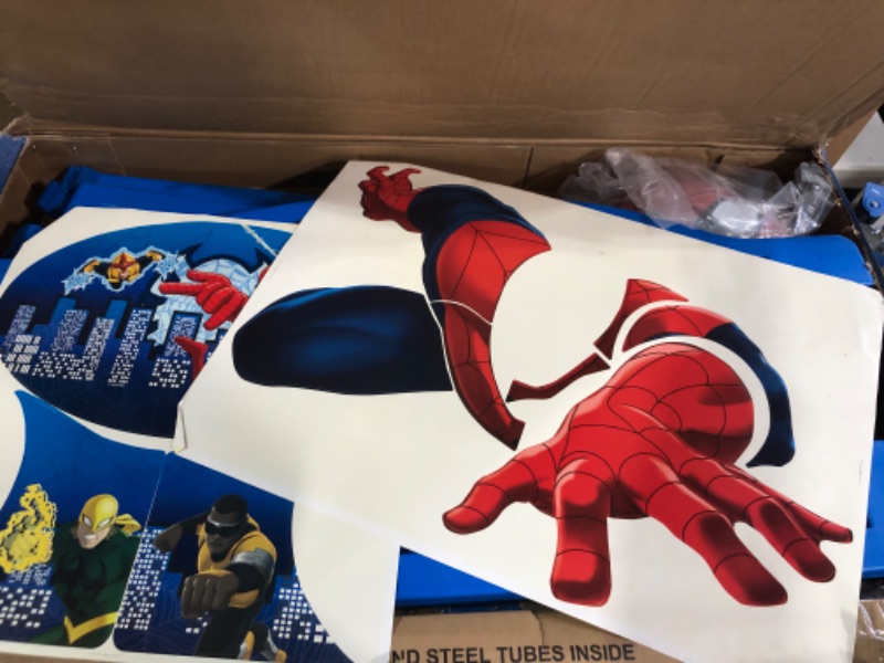 Photo 3 of Delta Children Plastic 3D-Footboard Twin Bed Marvel Spider-Man