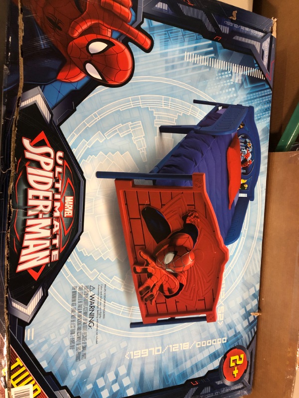 Photo 2 of Delta Children Plastic 3D-Footboard Twin Bed Marvel Spider-Man