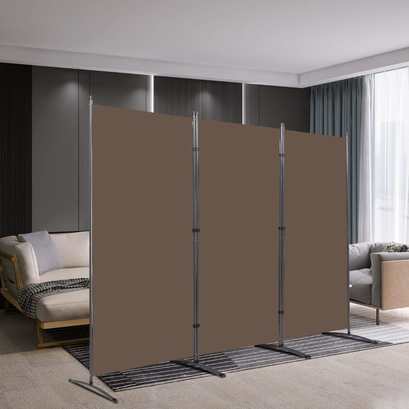 Photo 1 of Indoor Room Divider, Portable Office Divider, Convenient Movable (3-Panel)