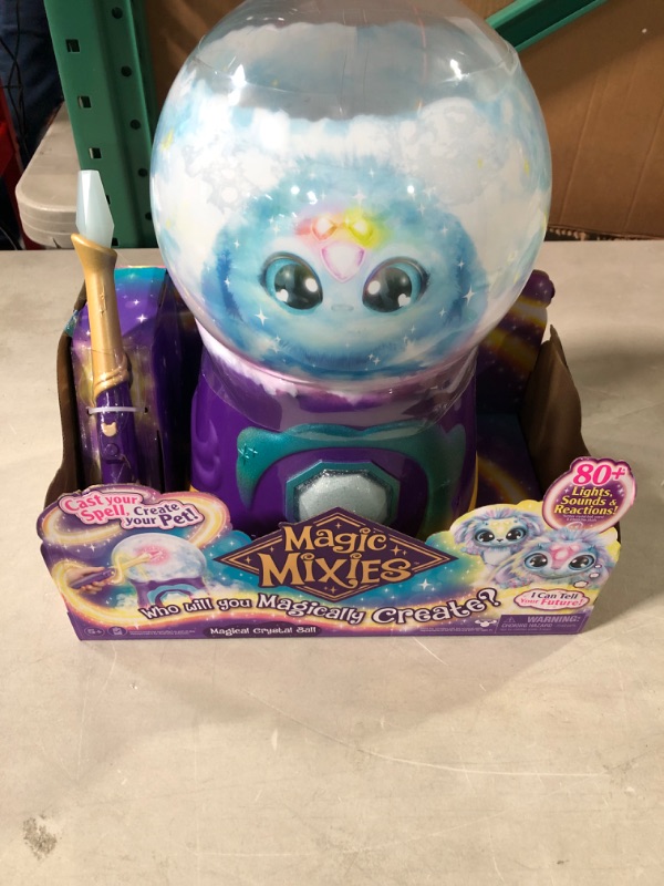 Photo 1 of Magic Mixies Magical Misting Crystal Ball with Interactive 8 inch Blue Plush Toy and 80+ Sounds and Reactions
