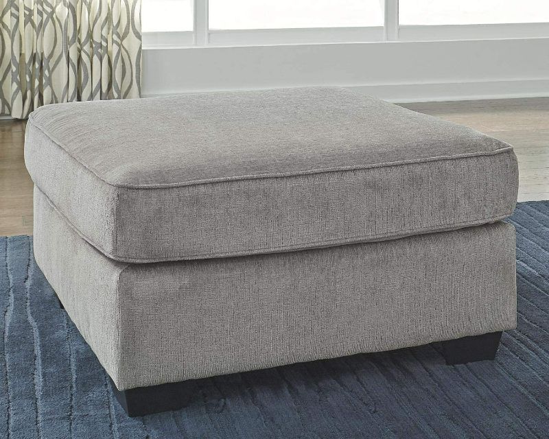 Photo 1 of Ashley Furniture Castano Gray Oversized Accent Ottoman