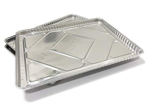 Photo 1 of Bull Outdoor Products 24269 Grease Tray Liner, Silver, 11 Pack, for 38" Bull Grills