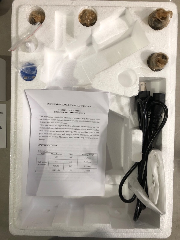 Photo 4 of AmScope 40X-2500X LED Digital Binocular Compound Microscope with 3D Stage +1.3MP USB Camera