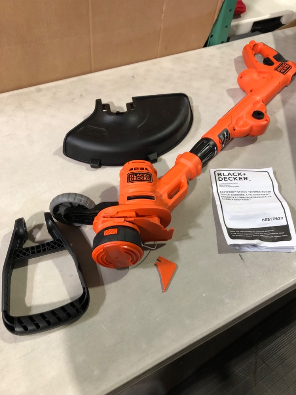 Photo 2 of BLACK+DECKER String Trimmer, Electric, 14-Inch 