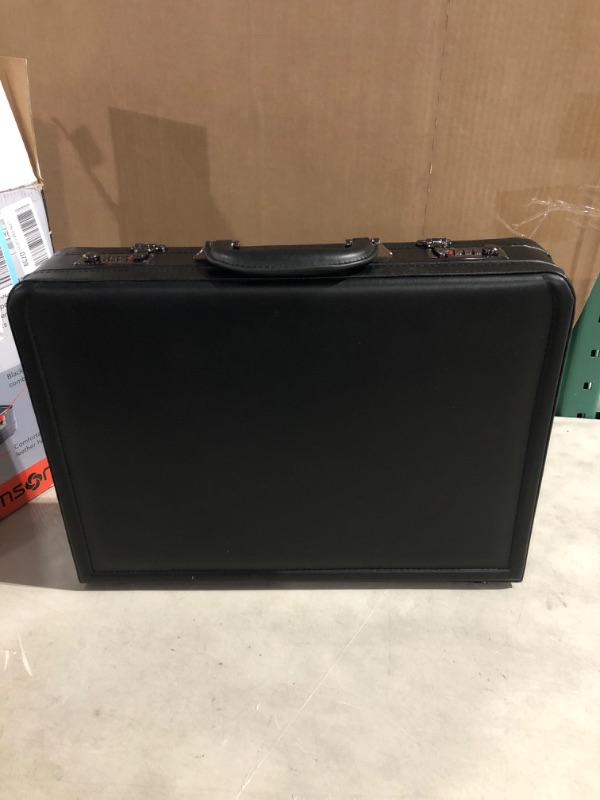 Photo 1 of Samsonite Bonded Leather Attache, Black, One Size