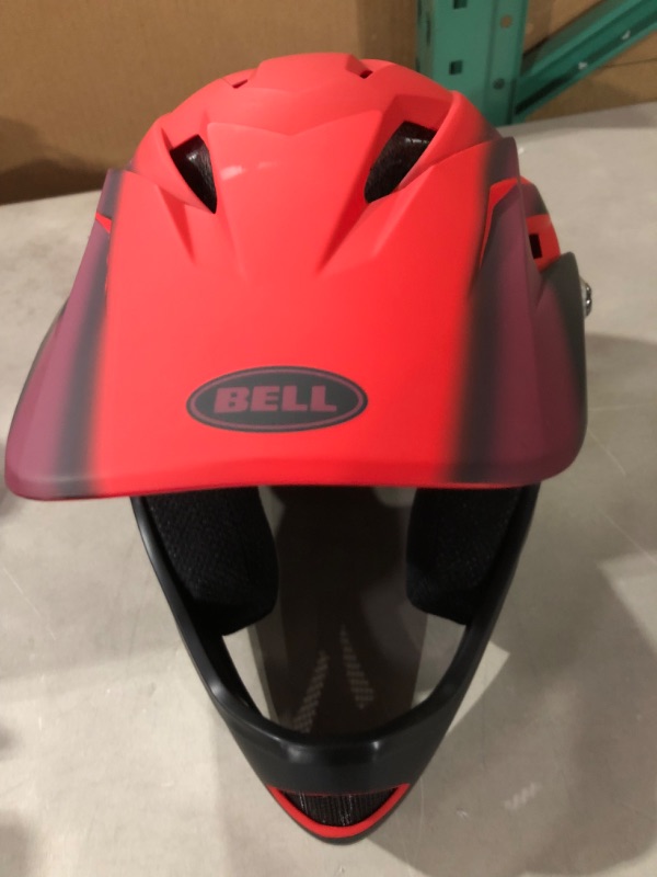 Photo 2 of Bell Sanction Adult Full Face Bike Helmet Matte Red/Black (2023) X-Small (48-51 cm)