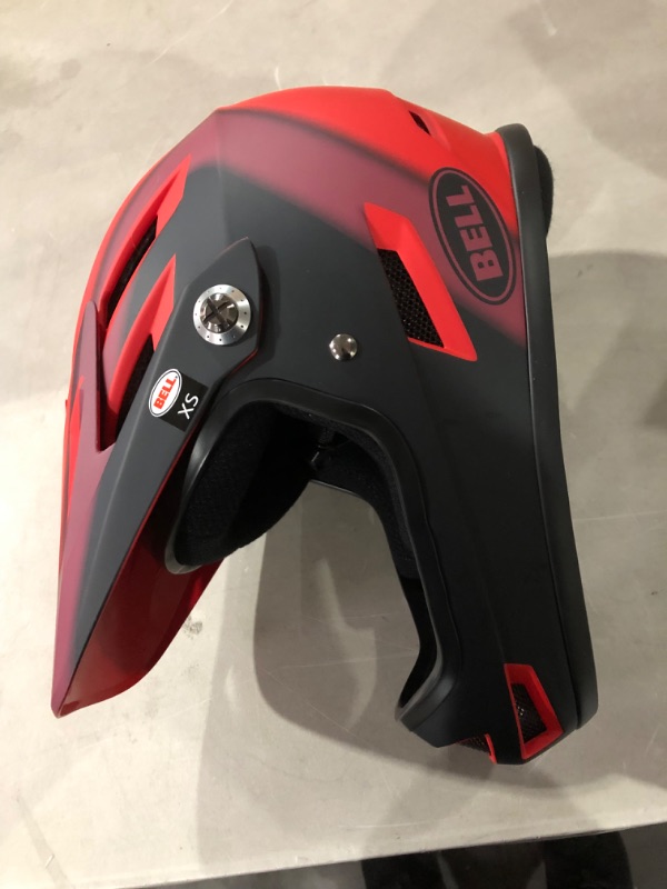 Photo 3 of Bell Sanction Adult Full Face Bike Helmet Matte Red/Black (2023) X-Small (48-51 cm)