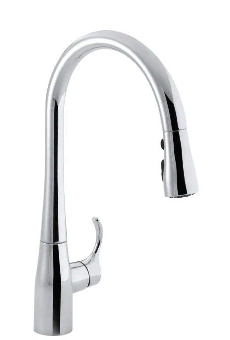 Photo 1 of **SEE NOTES**
Simplice Single-Handle Pull-Down Sprayer Kitchen Faucet with DockNetik and Sweep Spray in Polished Chrome
