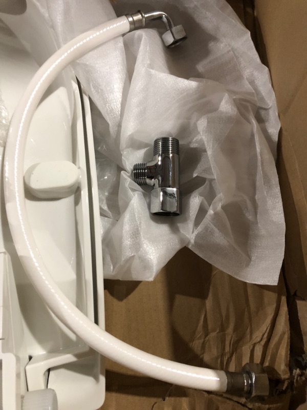 Photo 2 of ***SEE NOTES***KOHLER K-5724-0 Puretide Bidet Toliet Seat, Elongated Manual Non Electric Bidet with Adjusting Spray Pressure and Position, 