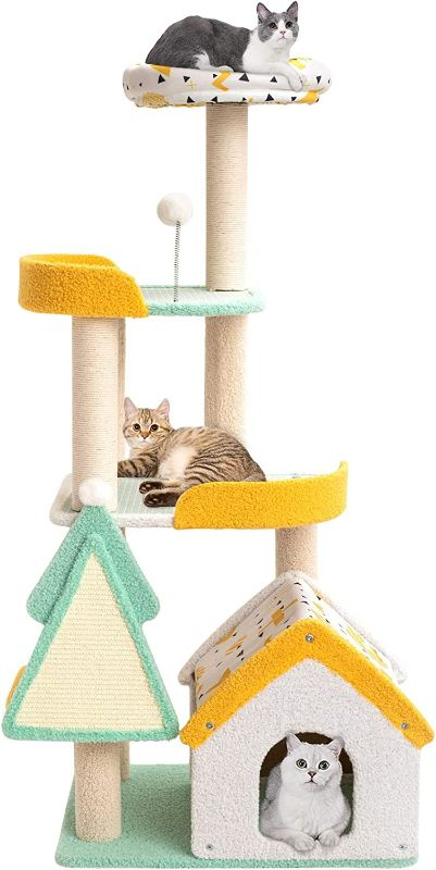 Photo 1 of 51" Cat Tree Cute Cats Tower Condo 
