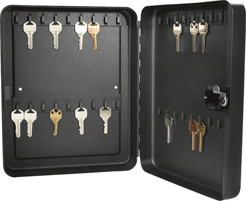 Photo 1 of Barska 36 Position Key Lock Box with Combination Lock Black SKU: AX11820 with Elite Tactical Cloth
