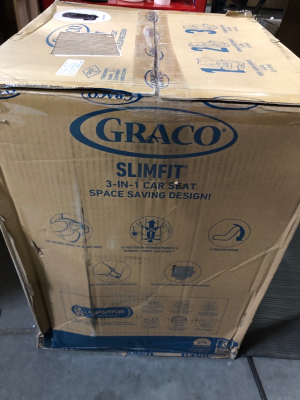 Photo 2 of Graco SlimFit 3 in 1 Car Seat, Slim & Comfy Design 