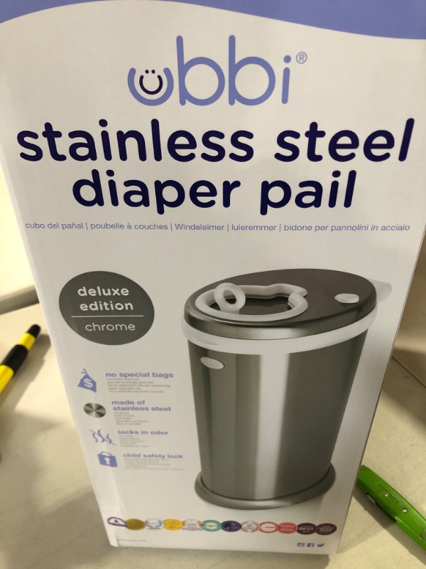 Photo 1 of 

stainless steel diaper pail Odor Locking, No Special Bag Required Money Saving, Awards-Winning, Modern Design