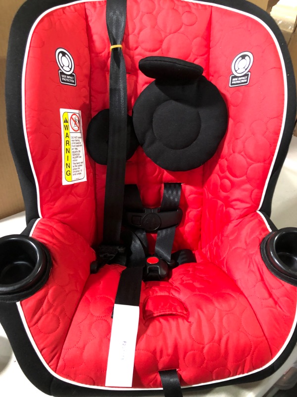 Photo 2 of Disney Baby Onlook 2-in-1 Convertible Car Seat, Rear-Facing 5-40 pounds and Forward-Facing 22-40 pounds and up to 43 inches, Mouseketeer Mickey