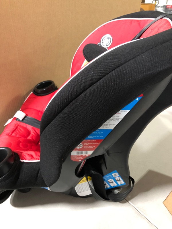 Photo 3 of Disney Baby Onlook 2-in-1 Convertible Car Seat, Rear-Facing 5-40 pounds and Forward-Facing 22-40 pounds and up to 43 inches, Mouseketeer Mickey