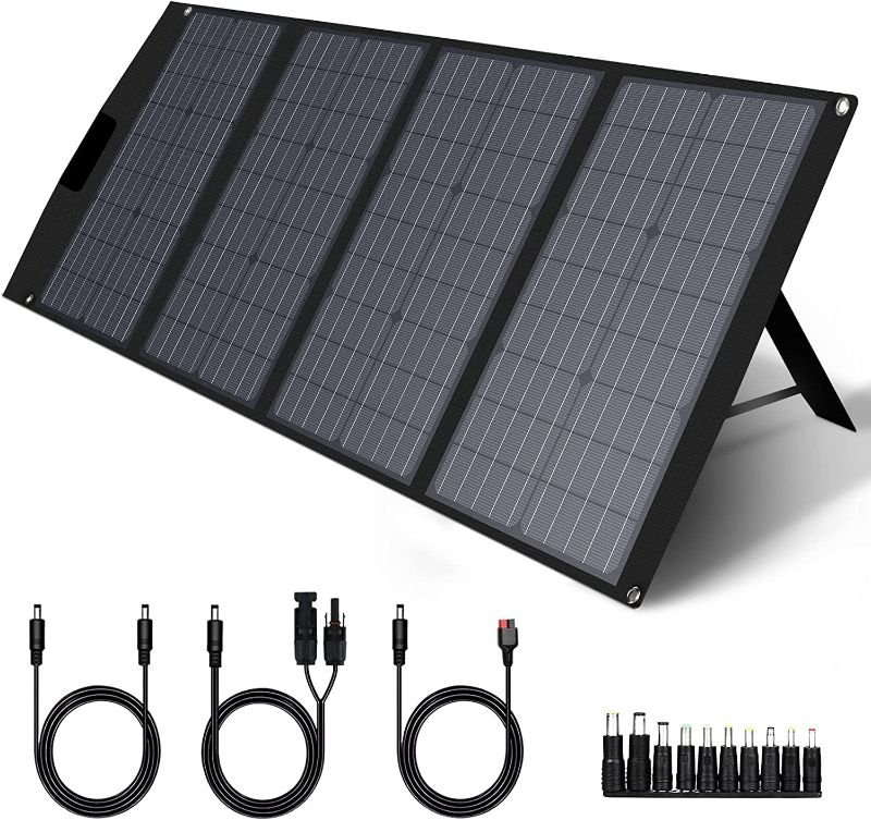 Photo 2 of *SEE NOTES* TWELSEAVAN 100W Solar Panel, Portable Foldable Solar Panel Charger for Jackery 1