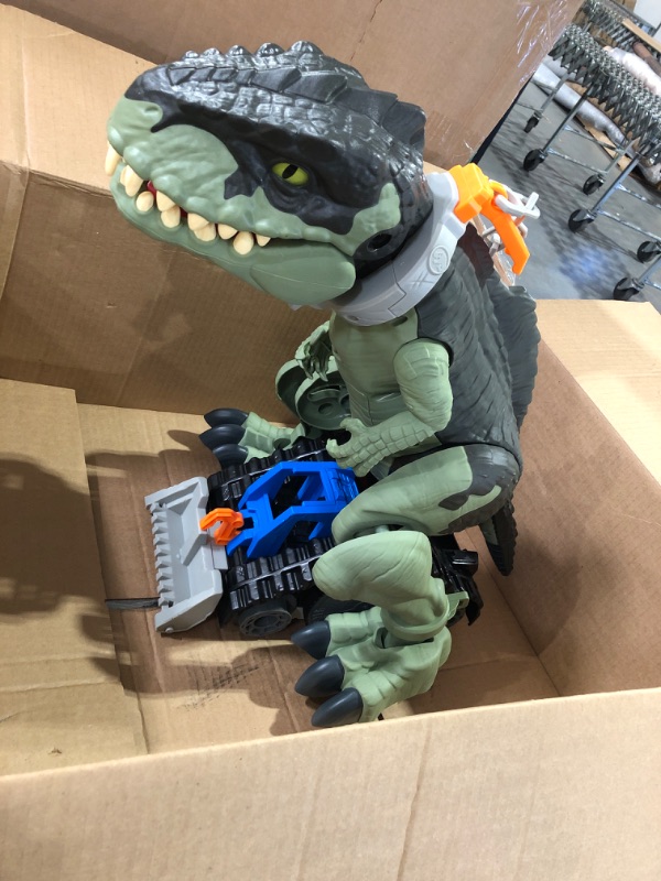 Photo 2 of Fisher-Price Imaginext Jurassic World Dominion Giga Dinosaur Toy, 16 x 29 in, with Lights Sounds 