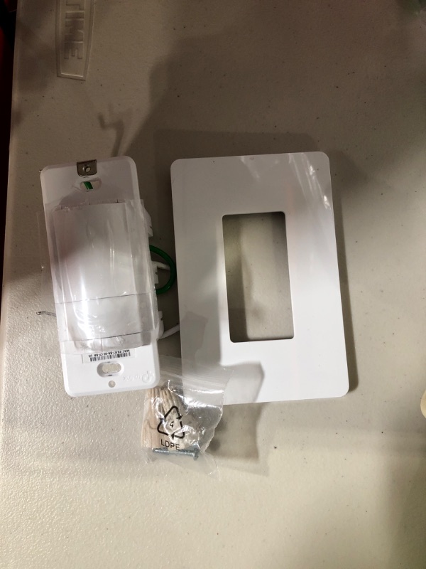 Photo 1 of Kasa Smart Dimmer Switch HS220, Single Pole, Needs Neutral Wire, 2.4GHz Wi-Fi Light Switch Works with Alexa and Google Home, UL Certified, No Hub Required