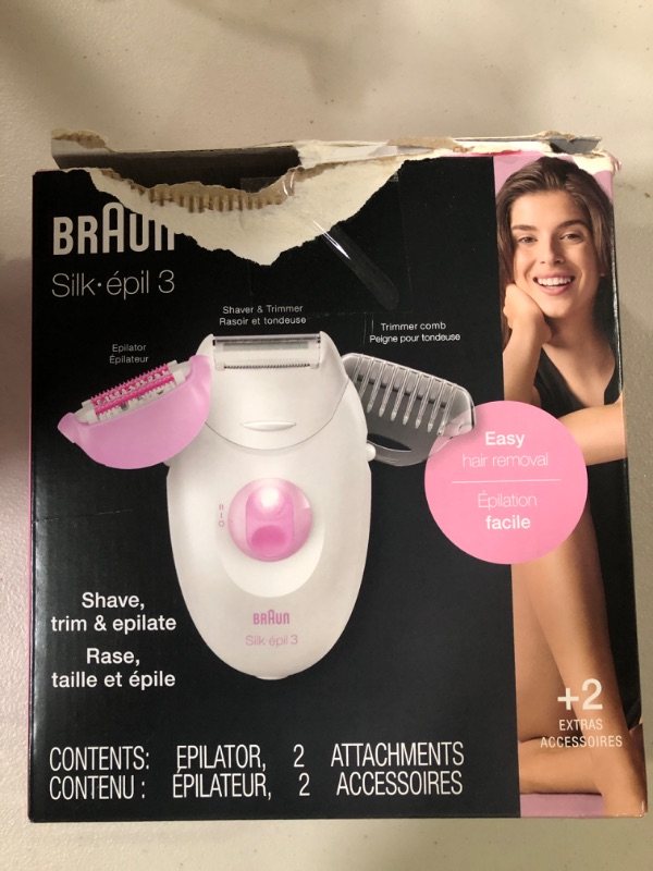 Photo 2 of Braun Epilator Silk-, Hair Removal for Women, Shaver & Trimmer