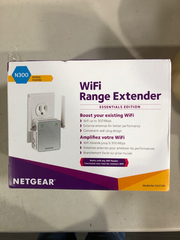 Photo 2 of NETGEAR Wi-Fi Range Extender EX2700 - Coverage Up to 800 Sq Ft