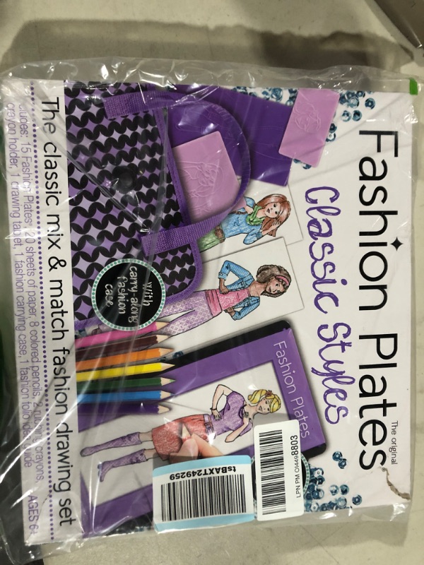 Photo 2 of Fashion Plates Classic Styles — Mix-and-Match Drawing Set — Make 100s of Fabulous Fashion Designs — Ages 6+