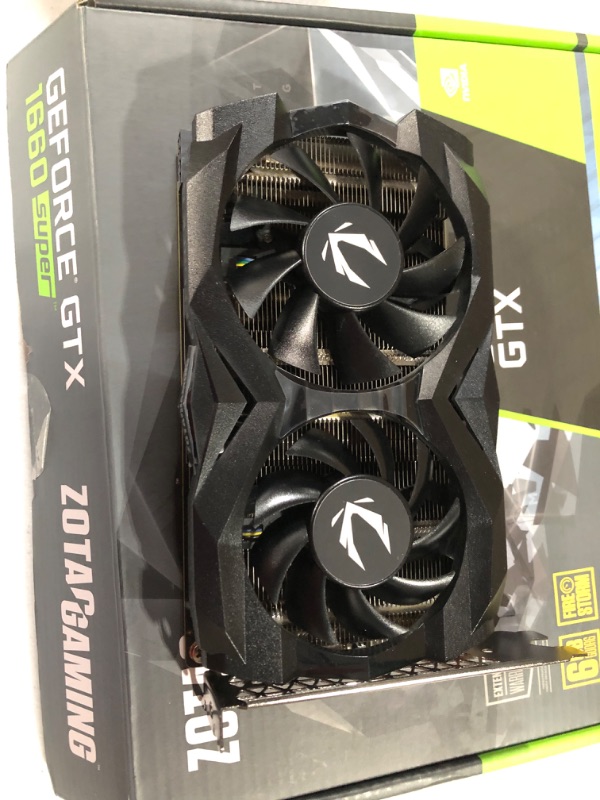 Photo 2 of ZOTAC GeForce GTX 1660 Super 6GB GDDR6 192-bit Gaming Graphics Card, Super Compact, ZT-T16620F-10L