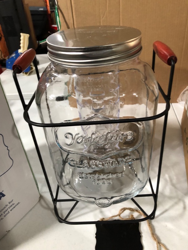 Photo 2 of 2 Gallon Glass Beverage Dispenser