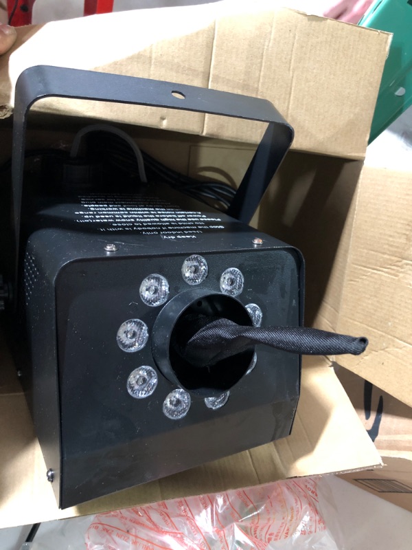 Photo 1 of 1500W RGB LED Snowflake Machine Snow Blowing Making DMX Remote Control Club Pro Performance Christmas