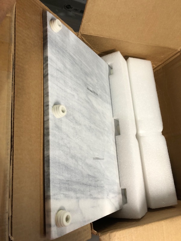 Photo 6 of (READ NOTES) Villa Acacia Marble Cutting Board - Slab 16" x 12"