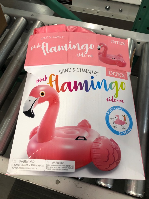 Photo 2 of Intex Flamingo Inflatable Ride-On, 58 in x 55 in x 37 in