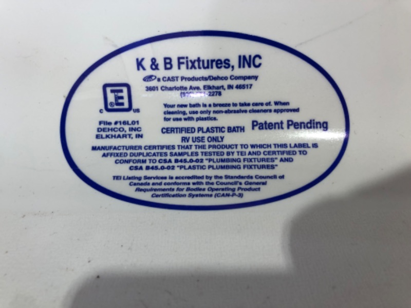 Photo 4 of K & B Shower PAN 