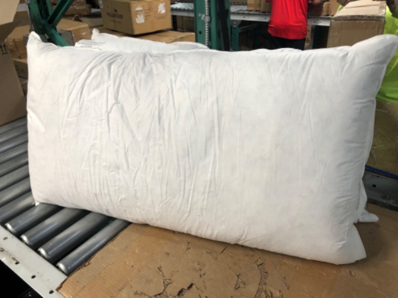 Photo 5 of * USED * Eastwarmth Luxury Goose Down Feather Soft Bed Pillow King (2) White