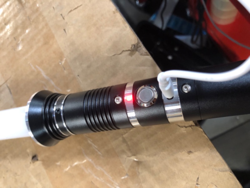 Photo 3 of HOCET Star Wars Neo Realistic Pixel Lightsaber Metal Hilt Full Size (Black)