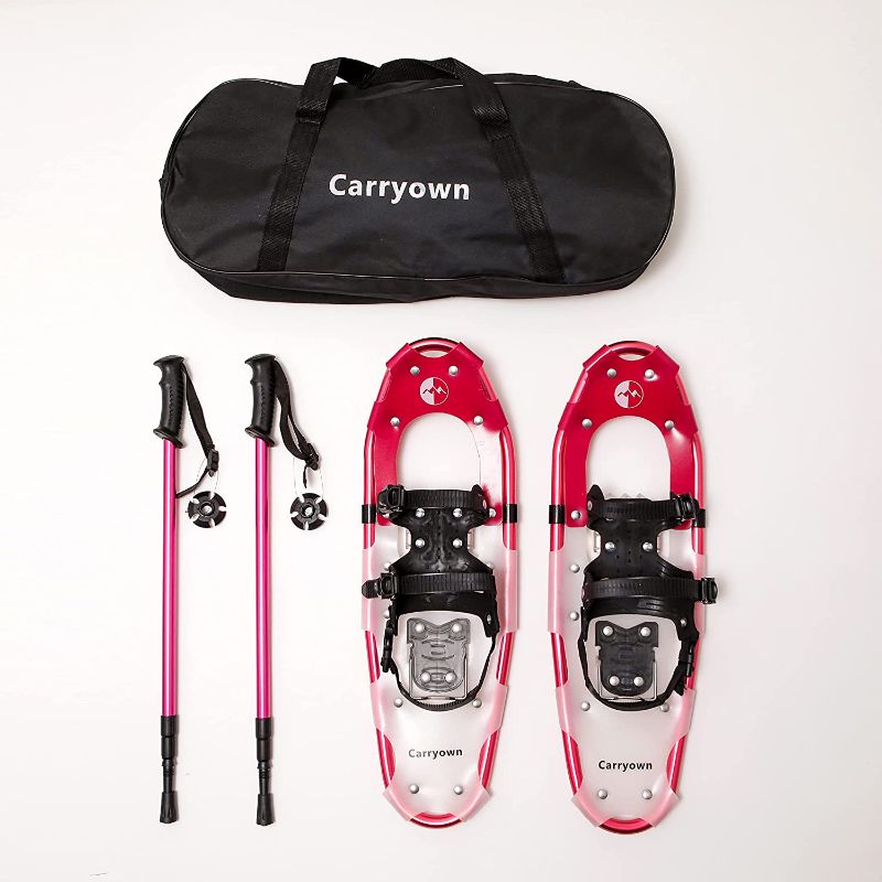 Photo 1 of **NO POLE** Carryown 3 in 1 Light Weight Snowshoes Carrying Tote Bag, PINK