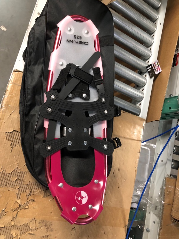 Photo 6 of **NO POLE** Carryown 3 in 1 Light Weight Snowshoes Carrying Tote Bag, PINK