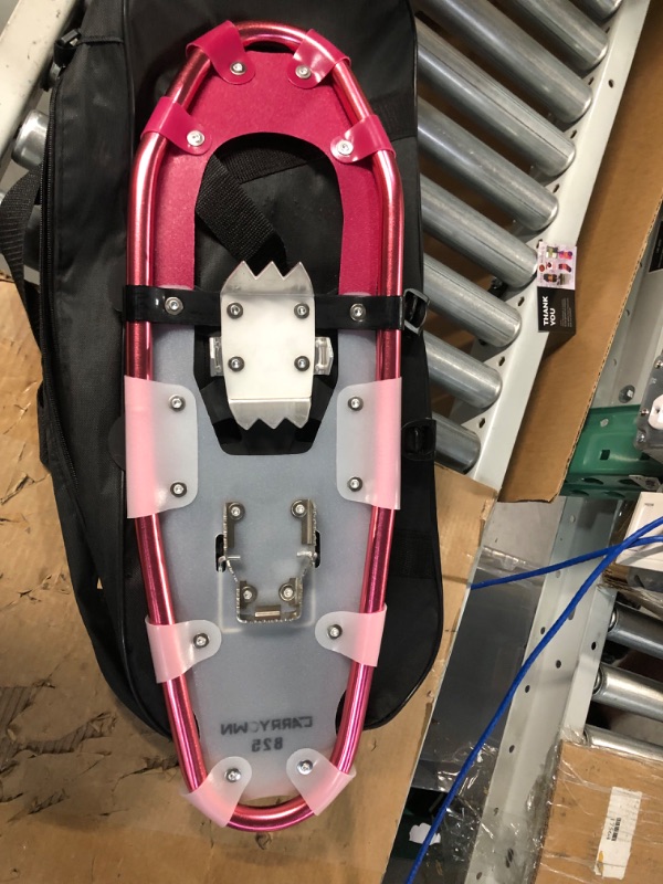 Photo 2 of **NO POLE** Carryown 3 in 1 Light Weight Snowshoes Carrying Tote Bag, PINK