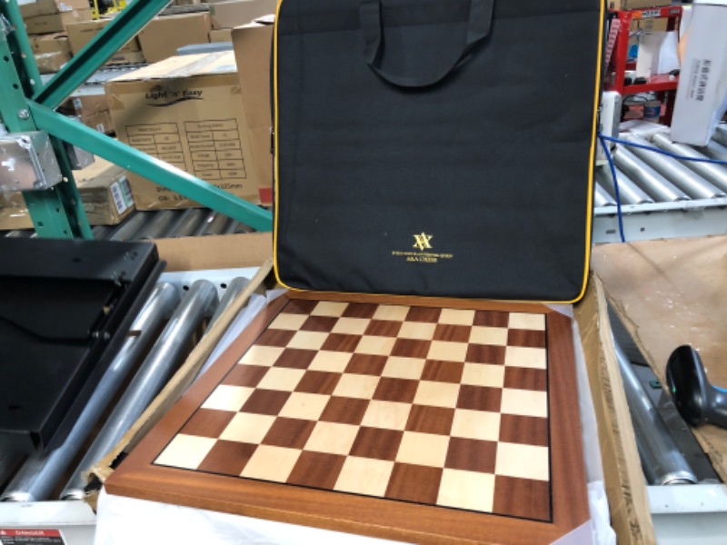 Photo 2 of A&A 18.875" Professional Wooden Tournament Chess Board 