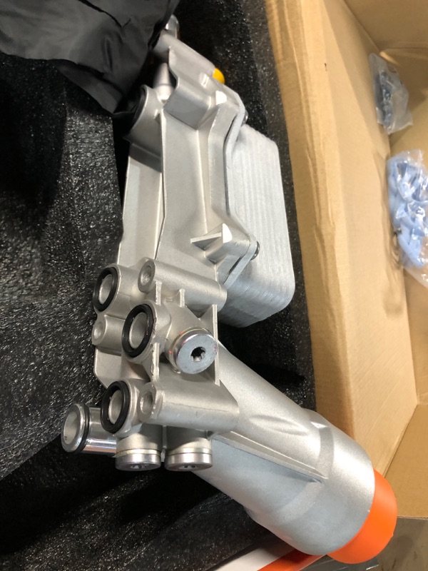 Photo 1 of SINTLY 926-876 Upgraded Aluminum Engine Oil Cooler with Oil Filter Housing and Sensor Assembly Fit