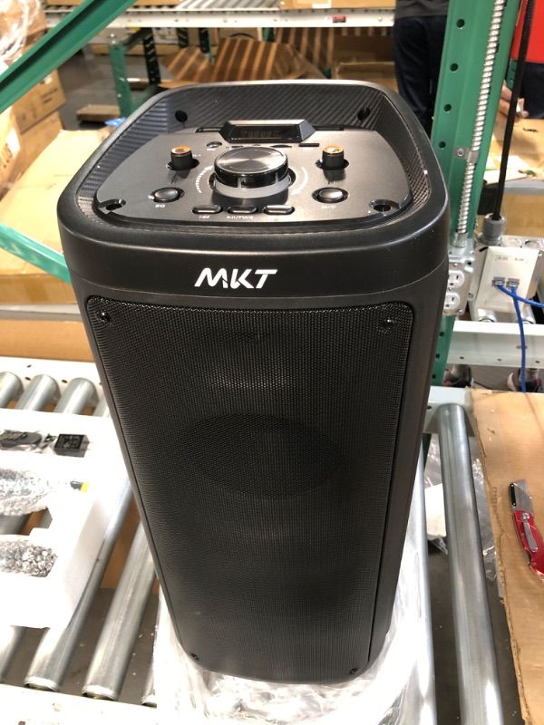 Photo 2 of MKT Karaoke Machine for Adults with 2 Wireless Microphones, PA System Bluetooth Speaker 