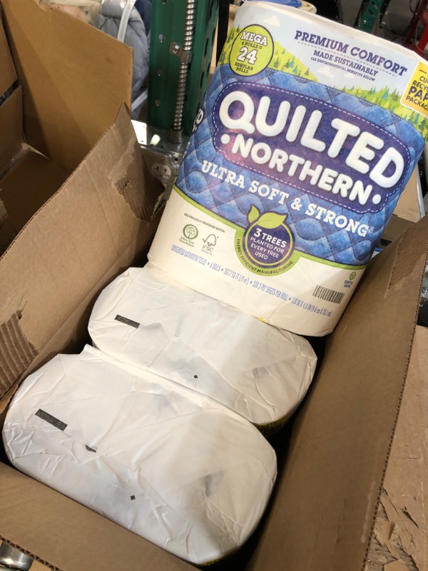 Photo 3 of Quilted Northern Ultra Soft & Strong Toilet Paper, 18 Mega Rolls = 72 Regular Rolls, (Pack of 3)