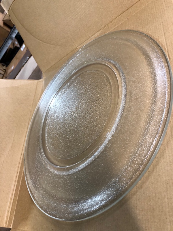 Photo 1 of **USED BUT APPEARS NEW**  Replacement for GE WB49X10189 Microwave Glass Turntable Plate/Tray 16"