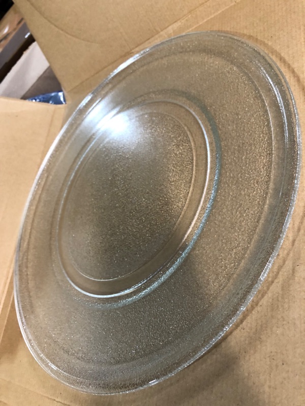 Photo 2 of **USED BUT APPEARS NEW**  Replacement for GE WB49X10189 Microwave Glass Turntable Plate/Tray 16"