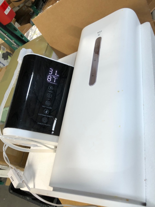 Photo 5 of **DIRTY FROM USE, SEE PHOTOS** Humidifiers for Bedroom, 2.11Gal 8L Quiet Humidifier