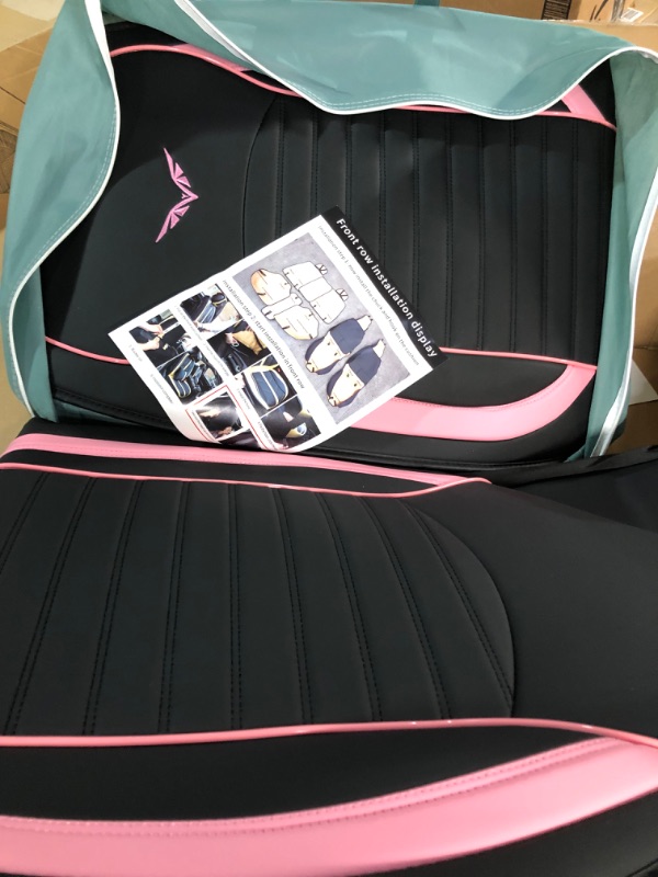 Photo 5 of **SEE NOTES** Flying Bird car seat Cover PU Leather Front and Rear 