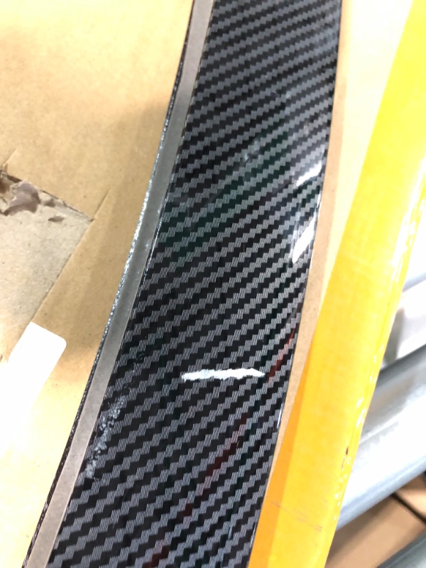 Photo 3 of **SEE NOTES** TOMICOB Fits Tesla Model 3 Spoiler Wing Performance Rear Trunk Lip Glossy Carbon Fiber Spoiler 